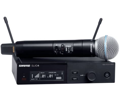 Shure Slxd Beta J Radiomicrofono Palmare Digitale Wireless A Mano