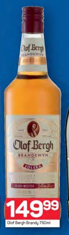 Olof Bergh Brandy 750ml Offer At Pick N Pay