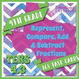 Teks D Task Cards Compare Fractions By Educational Emporium