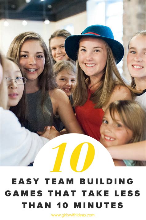 10 EASY TEAM BUILDING GAMES THAT TAKE LESS THAN 10 MINUTES Youth Games ...