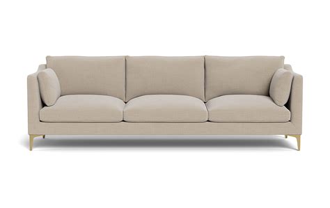 Caitlin Custom Seat Sofa By The Everygirl In Driftwood Performance