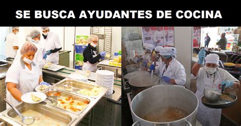 Se Busca Ayudantes De Cocina