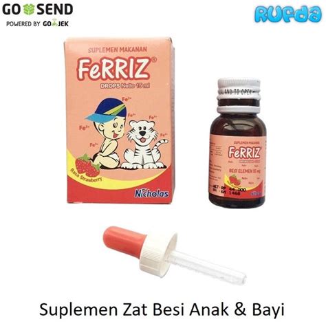 Jual Ferriz Drops Ml Suplemen Zat Besi Anak Dan Bayi Untuk Nafsu