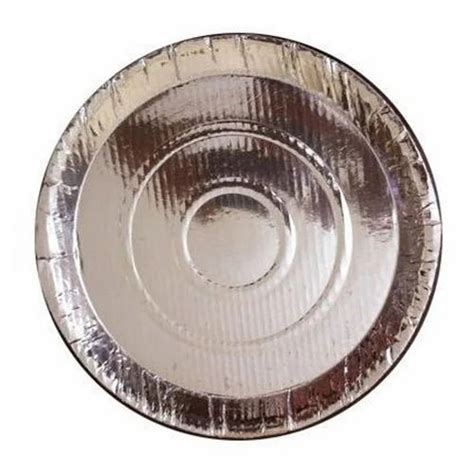 Inch Silver Laminated Paper Plate At Rs Piece