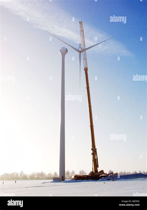 Wind turbine in the construction Stock Photo - Alamy