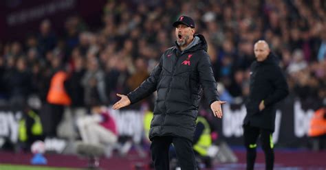 Jurgen Klopp Fumes On Touchline As X Rated Message Sent After Liverpool