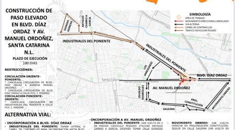 Anuncia Santa Catarina Restricciones Viales Por Construcción De Mega