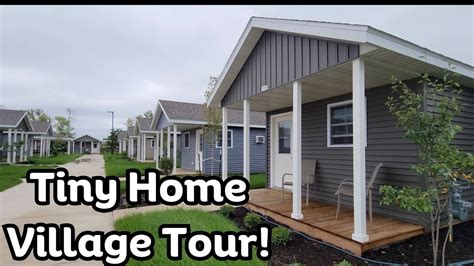 Tiny Home Village Tour Oshkosh Wi Oshkosh Kid S Foundation Youtube