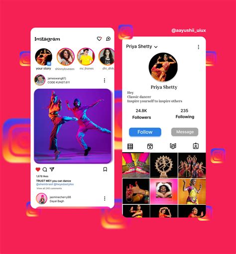 Instagram Redesign V Uplabs Hot Sex Picture