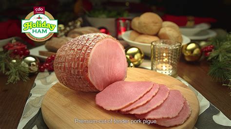 The Extra Special Ham To Leveluptheholidays Cdo Premium Holiday Ham Youtube