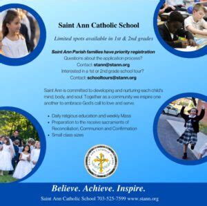 St. Ann Catholic School & Summer Camp! - St. Ann Catholic Church