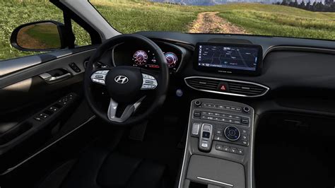 2022 Santa Fe Hybrid Limited Trim Features Hyundai Usa