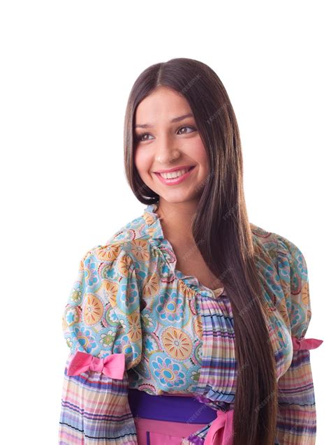 Premium Photo | Pretty girl smile traditional russian costume