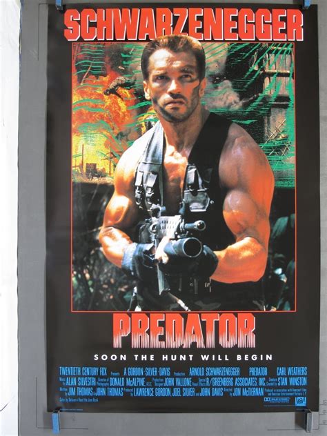 PREDATOR 1987 International One-Sheet poster For Sale