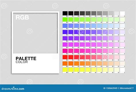 Palette color RGB vector stock vector. Illustration of painter - 150663949