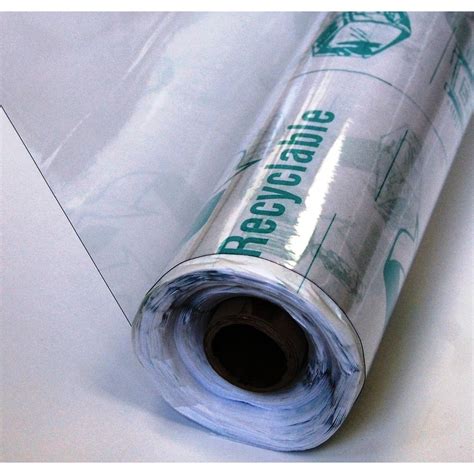 Vinyl It Plastic Sheeting Roll Multi Purpose Ft X Ft Clear