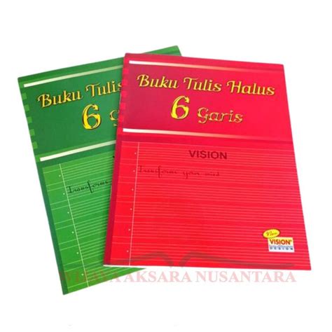 Buku Tulis Halus Garis Vision