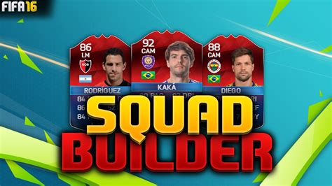 FIFA 16 Squad Builder CLASSIC INTERNATIONAL HEROES W IMOTM Kaka