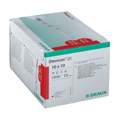 Omnican 20 für U40 Insulin 0 30 x 8 mm G 30 x 0 3125 Zoll 100 St