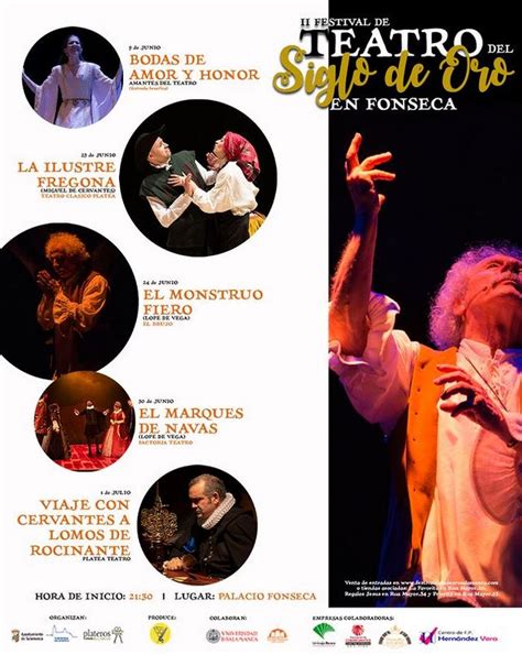 2ª Muestra De Teatro Clásico Español Siglo De Oro Agenda Cultural Y Eventos De Ocio En Salamanca