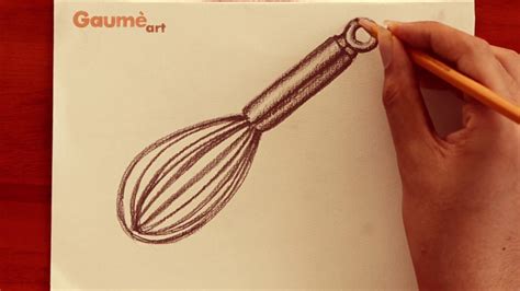 How To Draw A Whisk Step By Step Very Easy Pencil Drawing Art