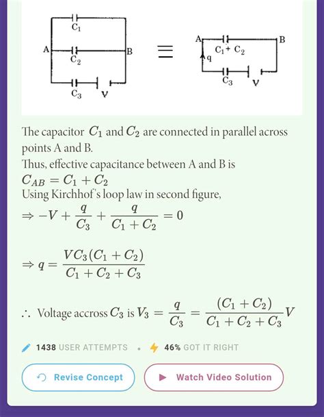 Two Capacitors C And C Are Connected In Series And Then In Parallel