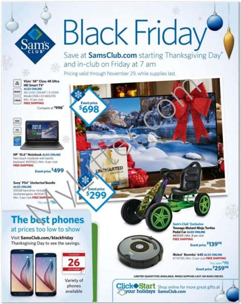 Sam S Club Black Friday Ad Scan And Printable List Are Available Now