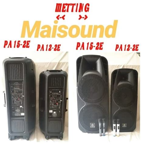 Jual Speaker Wireless Portable Meeting Crimson Pa E Double Speaker