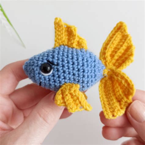 Crochet Fish Pattern Easy Crochet Small Amigurumi Fish