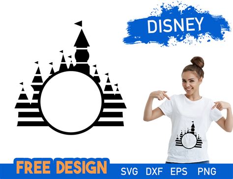 Free Disney castle SVG files for Cricut