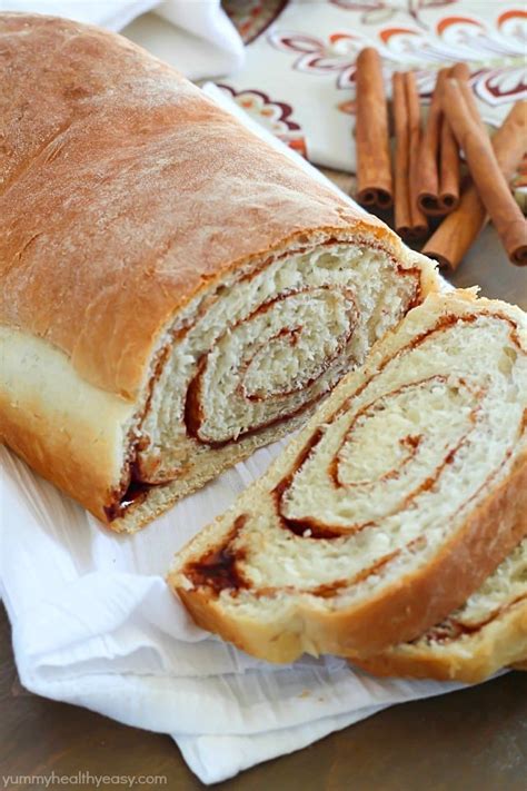 Cinnamon Swirl Bread Yummy Healthy Easy