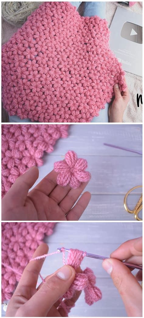 Crochet Flower Afghan Pattern Free Best Flower Site