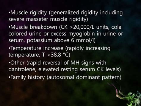 Malignant Hyperthermia Mh Ppt