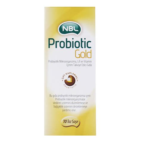 NBL Probiotic GOLD 10 Saşe - Probiyotik | Vitaminler