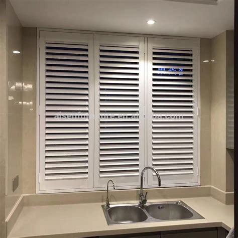 Wholesale Low Price Didden Tilt Rod Basswood PVC Plantation Shutter