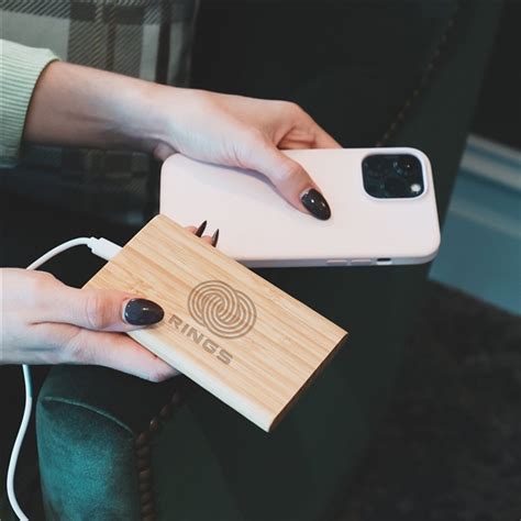 Promotional Mah Bamboo Power Bank