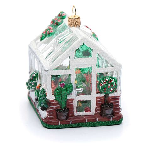 Blown Glass Christmas Ornament Greenhouse Online Sales On