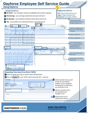 Fillable Online Dayforce Employee Self Service Guide Fax Email Print - pdfFiller