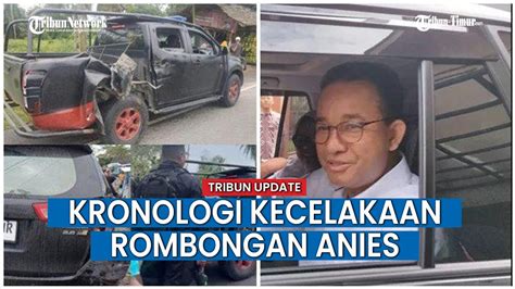 Rombongan Anies Baswedan Kecelakaan Hantam Tronton Saat Kampanye