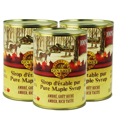 Jarabe Puro De Maple X Ml En Lata Mbar Sabor Rico La Ferme