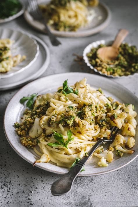 Sensationelles Vegetarisches Rezept Mit Blumenkohl Spaghetti Mit