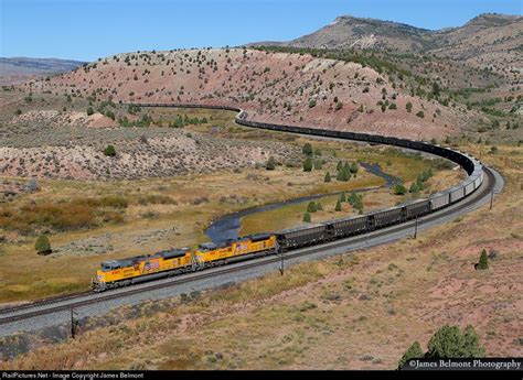 UP 8985 Union Pacific EMD SD70AH At Kyune Utah By James Belmont