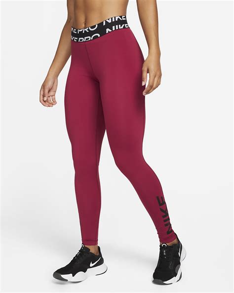 Nike Pro Dri Fit Women S Mid Rise Graphic Leggings Nike Hu