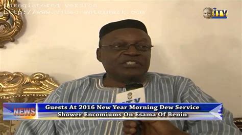 Guests At 2016 New Year Morning Dew Service Shower Encomiums On Esama