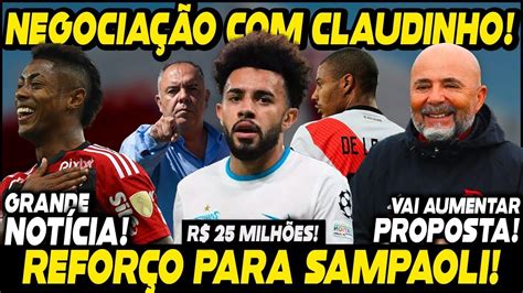 Grande Not Cia No Fla Sampaoli Ganha Refor O Especial Negocia O