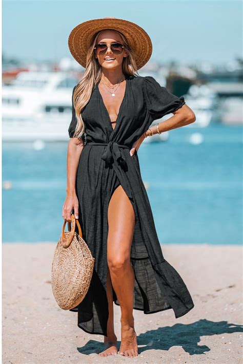 Open Front Cover Up Duster Kimono Cover Up Beach Outfit Women Women