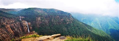 Nohsngithiang Falls Cherrapunji, Meghalaya