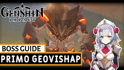 How To Defeat The Primo Geovishap Easily Genshin Impact Youtube