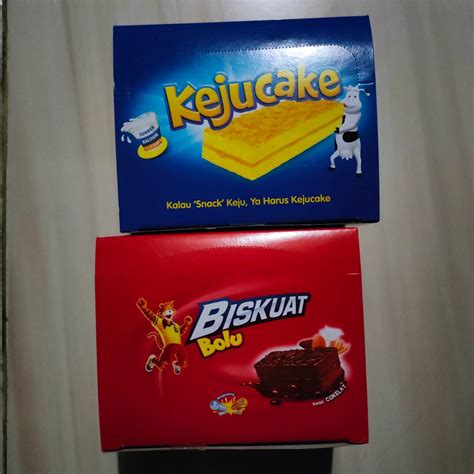 Jual Biskuat Bolu Kraft Kejucake 12pcs X 16gr Shopee Indonesia