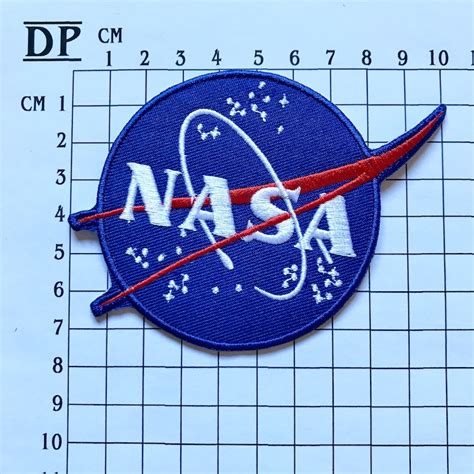 Nasa Logo Astronaut Patch Embroidered Sew On Iron On Patch Etsy